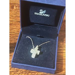 COPY - COPY - Swavorski crystal cross necklace